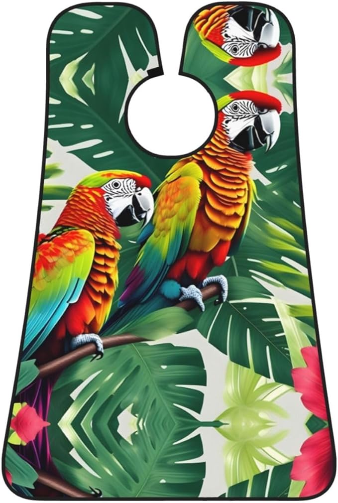 Tropical Fruit Pineapple Print Beard Bib Shaving Apron, Beard Hair Trimming Cape Gift For Dad
