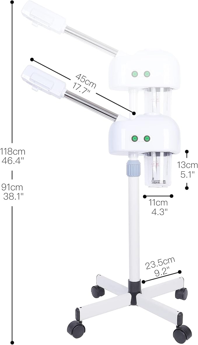 Facial Steamer, Professional Face Steamer for Facial Deep Cleaning, Hot Mist Steam Esthetician Machine for Personal Home Beauty Salon Spa Skin Care