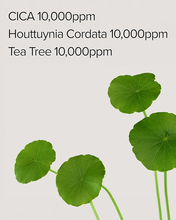 Mary&May CICA Houttuynia Tea Tree Calming Mask - Daily Pull Out Sheet Mask for Instant Soothing & Moisturizing - Korean Skincare, Hypoallergenic and Cruelty-Free, 30 Sheets