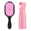 Detangling Brush,1 Pack Detangler Brush and 1 Pcs water spray bottle, Gentle & Effective Detangling on Wet or Dry Fragile Hair Types,Ultra-light, Detangling Brsuh ventilated and antistatic hairbrush
