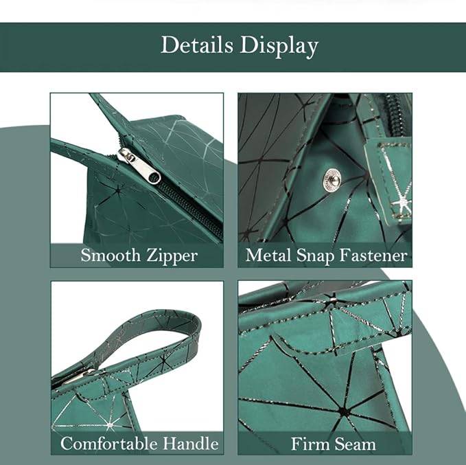 Travel Case Compatible with Dyson Airwrap & Curling Iron/Shark Flexstyle, Portable Carrying Waterproof Organizer for Hair Attachments, Portable Storage Case for Hair Dryer (Emerald Green)