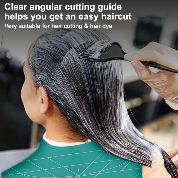 Silicone Hair Cutting Guide Collar - Waterproof Cutting Mat for Hair Stylist - Hair Cutting Cape