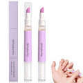 Ceramic Cuticle Pusher & Oil Pen, 2-in-1 Cuticle Oil Pusher Pen, Gentle Cuticle Remover Nail Care Tool for Dry & Damaged Nails, Hangnails, Moisturize Strengthen Brighten