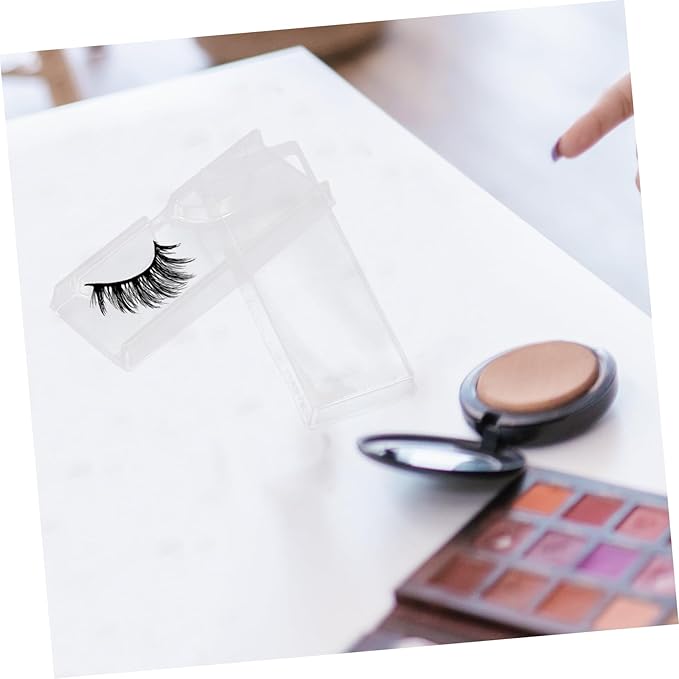 50pcs Eyelash Storage Case Portable Lash Organizer Material Box Capacity Lash Holder