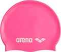 Arena Classic Unisex Soft Silicone Swim Cap for Women and Men, Intensive Training Comfortable Non-Slip Long Hair Swimming Hat