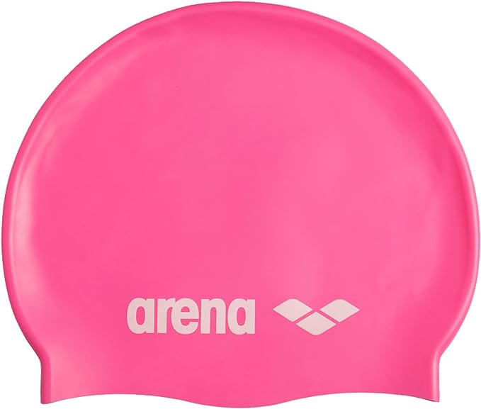 Arena Classic Unisex Soft Silicone Swim Cap for Women and Men, Intensive Training Comfortable Non-Slip Long Hair Swimming Hat
