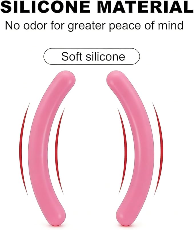 36Pack Pink Compatible with Real Techniques Eyelash Curler Refills, Silicone Rubber Eye lash Curlers Refill Compatible with Real Techniques Miracle Eyelash Curler.