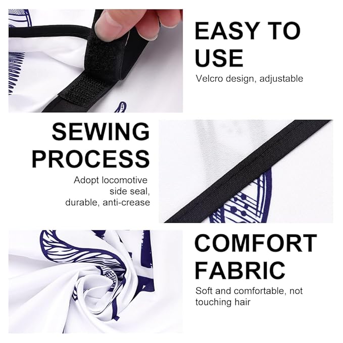 Beard Bib Apron, Beard Hair Catcher for Men Shaving, Non-Stick Beard Cape Grooming Cloth, Waterproof, with 2 Suction Cups,Beard Comb,Beard Brush (Type A beard‘s)