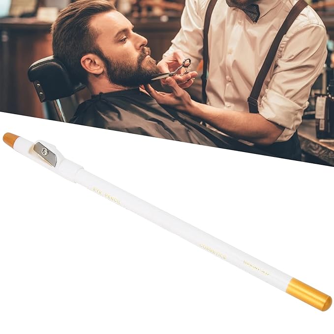 3 Pack Pencil, Beard for Men's Grooming, Tracing Tool for Hairline, Goatee Styling & Beard Shaping,White