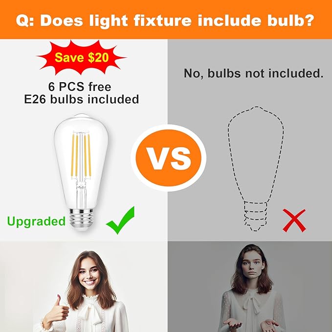 DLLT 3-Light Bathroom Light Fixtures: Black Modern Vanity Lights with 3 E26 Bulbs - Clear Glass Shade Bathroom Wall Lamp for Mirror Kitchen Living Room - 2 Packs