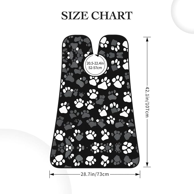Jellyfish Pattern Print Beard Bib Shaving Apron, Beard Hair Trimming Cape Gift For Dad