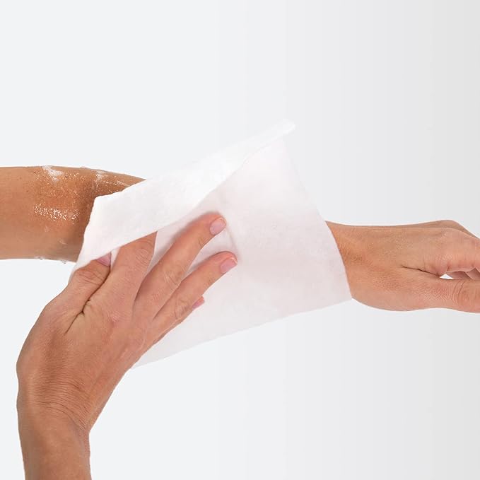 Essential Bath Cleansing Washcloths (60 Packs, 480 Cloths) No Rinse Bathing Wipes, Ultra Thick, Hypoallergenic