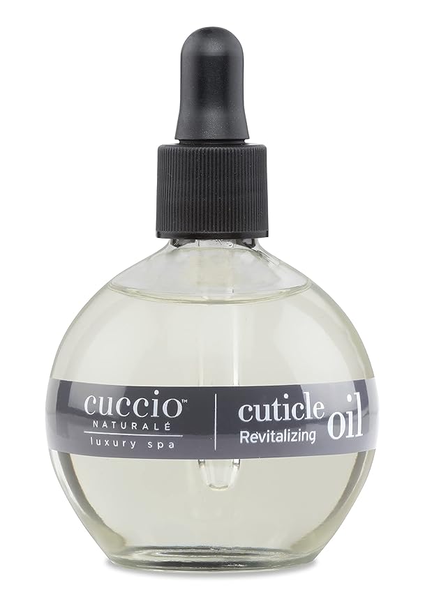 Cuccio Naturale Peach & Vanilla Revitalizing Cuticle Oil, Lightweight Fast-Absorbing Hydrating Nail & Cuticle Conditioner, Cold-Pressed Oils + Vitamin E, 2.30 Fl Oz