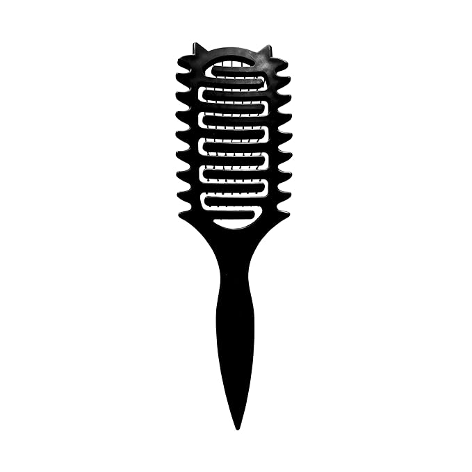 Curl Defining Brush,2026 Vented Hair Brush for Detangling Styling,Curl Defining Brush,Shaping And Defining Curls For Women And Men(Black)