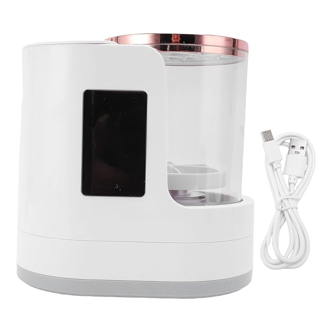 Electric Makeup Brush Cleaner Machine, Portable Automatic 2H 5H Drying Timer USB Cosmetic Brushes Cleaner Tool for All Size Beauty Makeup Brush Set, Contour, Eyeshadow