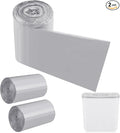 Maxdot 2 Roll 50 Bags Sanitary Napkin Disposal Receptacle Liner Surface Mount Feminine Hygiene Liner Plastic Bags for Wall Mountable Receptacles or Bin, Bathroom, Commercial, Restroom, 12 x 16 Inch