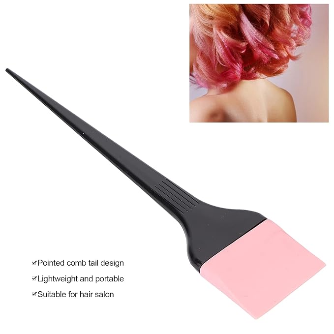 Hair Dye Brush, Bleach Dye Brush Silicone Hair Dye Brush Hair Color Brush Hair Coloring Tool Hairdressing Tinting Brush