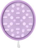Conair Scalp Massager Shampoo Brush – Deep Cleansing, Exfoliating & Stimulating Hair Scrubber for Healthy Scalp & Hair Growth, Soft Silicone Bristles, Comfortable Grip, All Hair Types, Purple