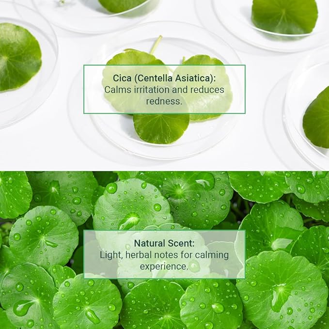 tenzero Relief Cica Cleansing Oil 5.07 fl oz (150ml), Hydrating, Daily Makeup Blackhead Remover for Face, Pore Control Centella Oil Cleanser, Korean Skincare, Double Cleansing
