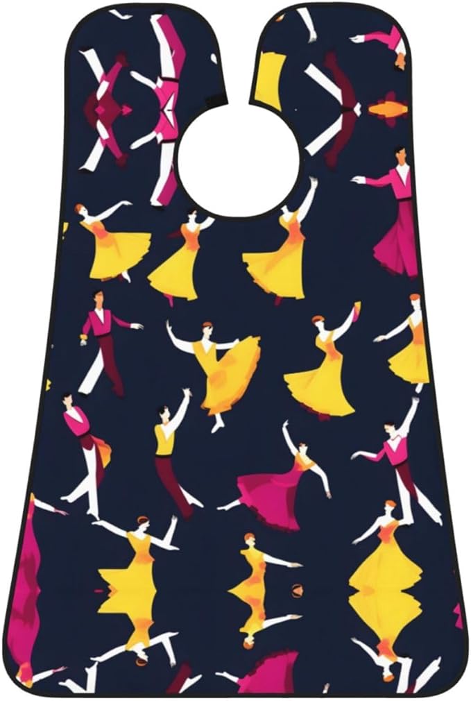 Beautiful Peacock Print Beard Bib Shaving Apron, Beard Hair Trimming Cape Gift For Dad