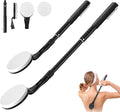 Lotion Applicator for Back, 25.7'' Long Handle Back Lotion Applicator, Easy Reach and Washable, Suitable for Use by Men and Women