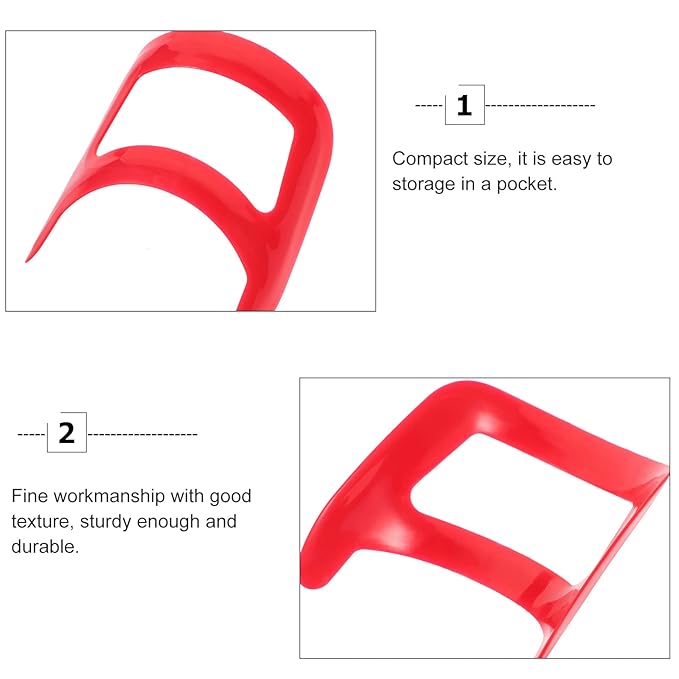 Healifty Goatee Shaving Template Shaping Edge Up Tool for Goatee Trimming Lineup Beard Grooming Kit for Men Barber Supplies 2pcs