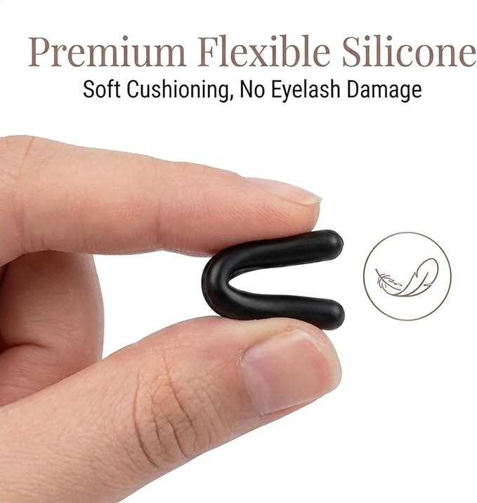 Compatible with Shiseido Eyelash Curler Refill Pads,Silicone Replacement Refills Only Fit for Shiseido Eye Lash Curler Refill Pads,24Pack.