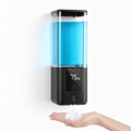 LAOPAO Soap Dispenser, Automatic Soap Dispenser Wall Mount Rechargeable Foaming Soap Pump for Bathroom Kitchen, Touchless Foam Soap Dispenser for Dish/Hand/Shower Soap, Home & Commercial, 540ml, Black