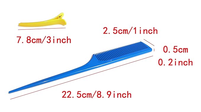 Kamay's Hair Rollers Curlers Rollers With 12 Duckbill Sectioning Clips 1 Comb Used for Hair Styling Self Grip Rollers(12PCS 30mm/1.2")