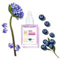 CHUCHU Nail Growth and Strengthener Oil for Cuticle - Blueberry Scent Cuticle Oil Repair Moisturizing Treatment - Natural Jojoba Vitamin B & E Nail Oil for Dry Cracked Nails