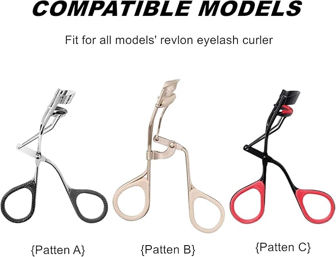 Compatible with Revlon Eyelash Curler Refills,24 Pack Colorful Lash Curlers Refill Compatible with Revlon Eyelash Curler,6 Colors.
