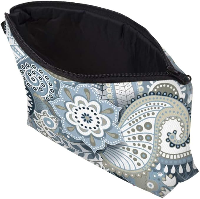 Deanfun Cosmetic Bag for Women, Mandala Flowers Waterproof Makeup Bags Roomy Toiletry Pouch Travel Accessories Gifts (51559)
