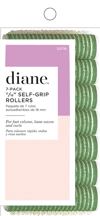 Diane D3718 Self Grip Rollers, Green
