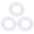 Soft 'N Style Flexible Headbands Stretch Headband Headbands Women (3pc-White)