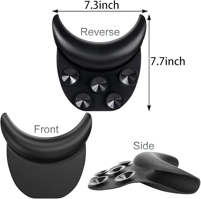 Shampoo Bowl Neck Rest for Sink, Silicone Neck Rest Cushion with Suction Cup, Portable Hair Washing Sink Neck Support Non-Slip for Salon Home Wash Basin