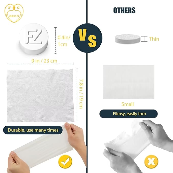 Compressed Towel Tablets 500 Pcs Disposable Face Towel With 4 Dispenser Bottles Cloths Camping Hiking Outdoor Gear Family Travel Gym Workout Fitness Emergency Use Portable Washcloths(Blue)