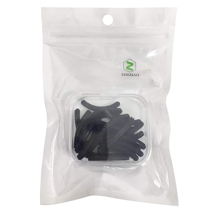 Zhehao Eyelash Curler Refill Eyelash Curler Pad Silicone Rubber Curler Replacement Refill Pad for Universal Lash Curler with Clear Storage Box