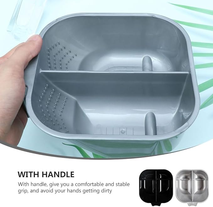 Hair Dye Mixing Bowls Double Set with Handle 6.81 Inch Hair Color Bowls for Salon and Home Use Coloring and Highlighting Tool