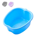 AXLOFO® Foot Soaking Tub Large Size Foot Basin, Feet Soaking Tub with Massage Acupoint, Pedicure Feet Soak Basin Plastic Bucket for Women and Men (Blue)