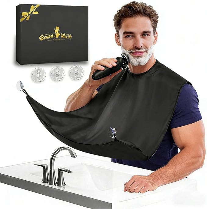 Gifts for Men, Large Beard Bib Apron, Father Day's Gift Valentine's Day gift, Stocking Stuffers Christmas Gifts