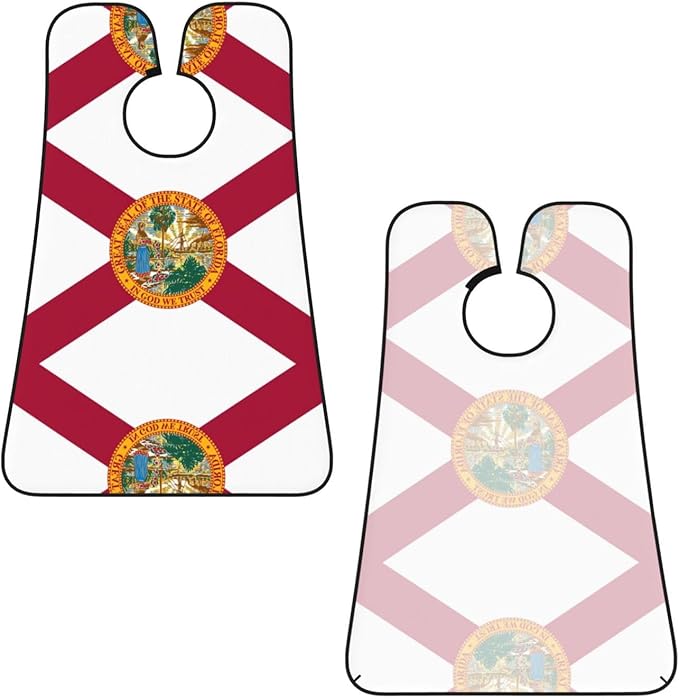 Flag Of Georgia Print Beard Bib Shaving Apron, Beard Hair Trimming Cape Gift For Dad