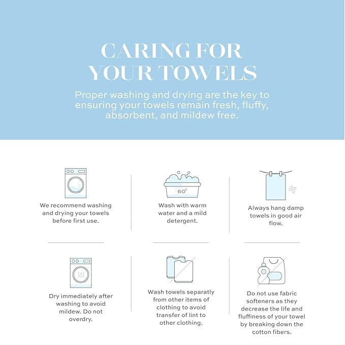 White Classic Luxury Cotton Washcloths 13x13 Inch - 650 GSM Turkish Cotton | Hotel, Spa, Bathroom Face Towel | 12 Pack, Lavender