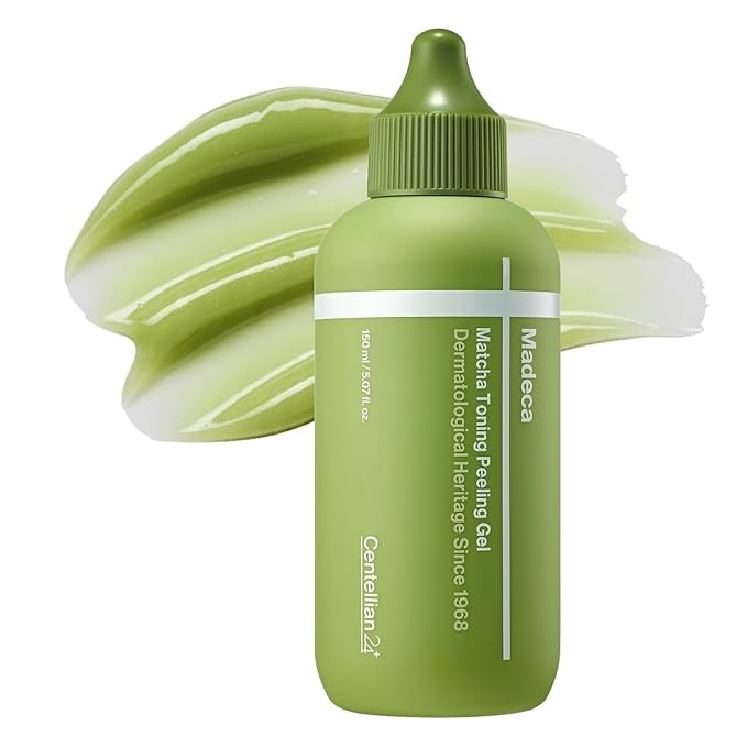 CENTELLIAN 24 Madeca Matcha Peeling Gel (5.07fl oz) – Gentle Exfoliator for Clear, Smooth & Balanced Skin, Korean Skin Care. Matcha-TECA Complex, Charcoal Capsules.