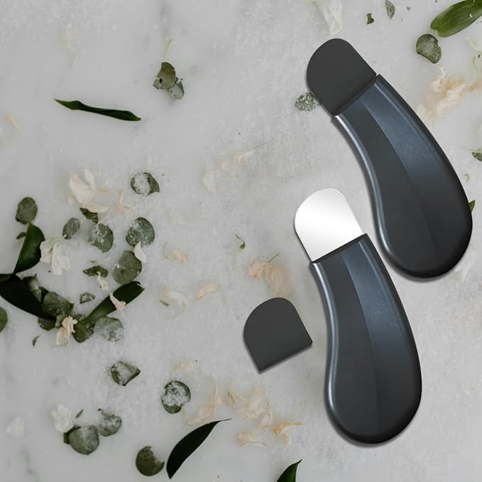 2Pcs Face Blackhead Remover,Silicone Blackhead Remover Tools，Daily Skin Clean Spatula，Mild Deep Clean Pore Cleaner Tool for Men and Women