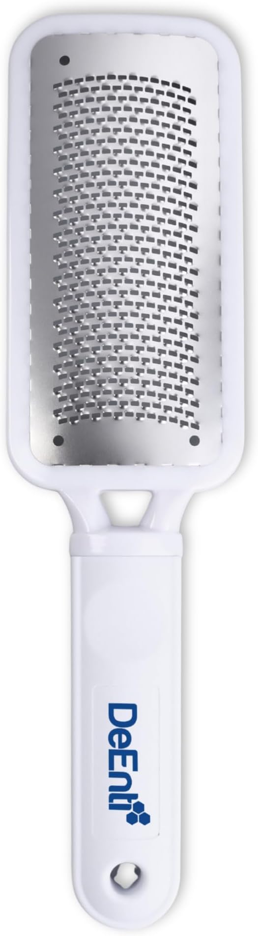 DeEnti Metal Foot Rasp, Professional Grade Stainless Steel, Salon Quality Callus Remover, Lightweight Foot Scrubber, Home Manicure and Pedicure Tools