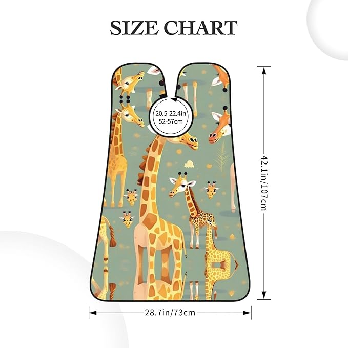 Tropical Fruit Pineapple Print Beard Bib Shaving Apron, Beard Hair Trimming Cape Gift For Dad