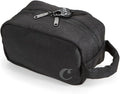 Cookies Smell Proof Head Stash Bag – Unisex Toiletry Bag for Men & Women with Lock, Double Zipper Closure, Durable Poly Canvas Build – Travel Case for Personal Hygiene Products & Grooming Kits – Black