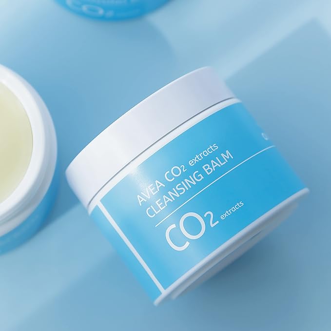 AVEA CO2(extracts) Cleansing Balm | including Golden Jojoba Oil, Olive Oil, Make- up & blackhead remove, Melting Cleansing Balm, Makeup Remover, Face Wash, Korean Skin Care l 1.69 Fl.Oz