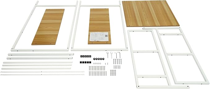 Washer and Dryer Storage Rack, 3 Tier Over The Washer and Dryer Storage Shelf, Bathroom Space Saving Organizer Shelves Space Saver Standing Rack for Bathrooms, Laundry Rooms (White+ Log)