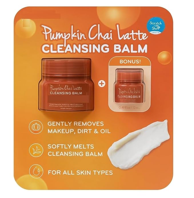 Pumpkin Chai Latte Cleansing Balm, Bonus Travel Size Jar